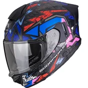 Scorpion EXO-530 Air Meteor integralna motociklisticka kaciga mat crno-roza