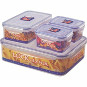 LOCK&LOCK 4-delni set posod za shranjevanje hrane