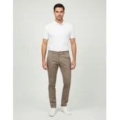 Elit Muške pantalone od kepera Premium Slim Fit, Krem