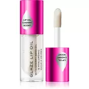 Makeup Revolution Glaze olje za ustnice odtenek Lust Clear – Shimmer 4,6 ml