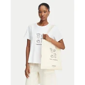 Marella Majica Gola 2615971072 Écru Regular Fit
