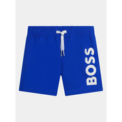 Bombažne kratke hlače za dojenčke BOSS