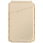 UNIQ Coehl Esme magnetic wallet with mirror and stand cream (UNIQ-ESMEMCHM-CREAM)
