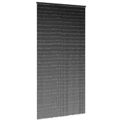 Vidaxl Komarnik za vrata iz temno sivo 100x200 cm bambus