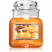 Village Candle Orange Cinnamon mirisna svijeca (Glass Lid) 389 g