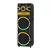 Zvucnik bluetooth ndr-m22003 100w 2*12 inca sa dva mikrofona crni ( ZV1247 )