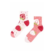 Nogavice DEDOLES - dolge, Sweet Strawberries, 1 par, 39-42