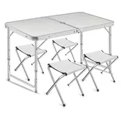 BOLZZ Kampersi set sto + 4 stolice