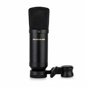 Auna Pro MIC-600 USB, kondenzatorski mikrofon, USB, izhod za slušalke, plug & play (HKMIC_Mic 600 BK)