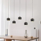 JUST LIGHT. GmbH JUST LIGHT. LED obesna svetilka Ballini, črna, 5-svetilna, Switchmo - Dnevna soba/jedilnica - Sodobni - Kovina