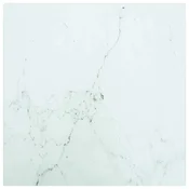 Vidaxl Mizna plošča črna 30x30 cm 6 mm kaljeno steklo z marmorjem
