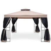 Fieldmann Baštenski paviljon FDZN 7010, 3x3m, Bež-Crna