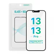 Staklo za touch screen IPhone 13/ 13 Pro crno + Oca (REPART)