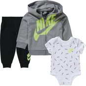 Nike Sportswear Komplet, črna, siva