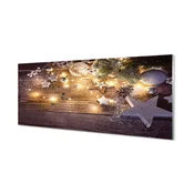 tulup.si Slika na akrilnem steklu Baubles stožci namizne svetilke 140x70 cm 4 obešalnika