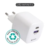INFINITE polnilnik USB-C, USB-A 67W