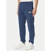 Calvin Klein Spodnji del trenirke LV04LG212G Mornarsko modra Regular Fit