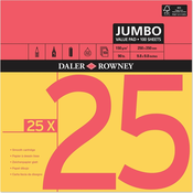 Daler Rowney Red and Yellow Drawing Paper 25 x 25 cm 150 g Skicirka
