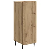 Vidaxl Strani šal Artisan hrast 34,5 x 33 x 92 cm Inženirski les