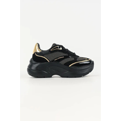 KARL LAGERFELD Superge Kontour Wedge KL68016 Črna