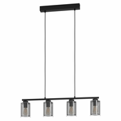 EGLO viseca lampa ZOCABON 4xE27 81,5 cm crna 99707