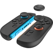 iPega SW2083A Silikonski Pokrovčki za JoyCon kontrolerje za Nintendo Switch 2 Črni