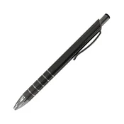 A PLUS kemični svinčnik kovinski siv 0,7mm modro črnilo