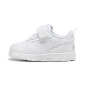 Puma Rebound v6 Lo Toddlers Sneakers, White, Size 19, Shoes