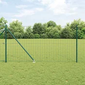 Evropska ograja s bodicami 25 x 1,2 m Jeklo s PVC premazom