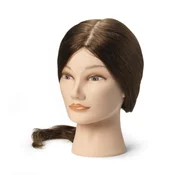 BraveHead Female Mannequin Head 100% Human Hair 45 - 50 cm