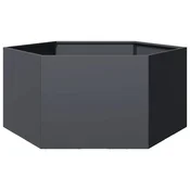 Vidaxl Vrtno korito antracit 104x90x45 cm jeklo