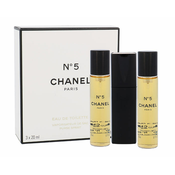 Chanel No 5 edt sprej de sac 3 x 20 ml