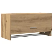 Vidaxl Garderobna omara artisan hrast 70x32,5x35 cm inženirski les