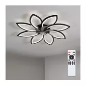 Brilagi - LED prigušiva plafonski ventilator LED/43W/230V, precnik 90 cm, crna + daljinski upravljac