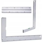 FALON-TECH 350 mm aluminijast kotnik za mizarstvo z vodno tehtnico