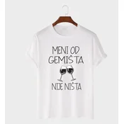 MAFIMI Majica Meni od gemista nije nista, Bela