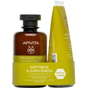 Apivita šampon za mehkobo in prožnost 250 ml + balzam 150 ml (5201279103057)