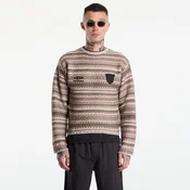 Pulover Umbro Fair Isle Crest Crew Greige M