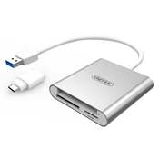 ČITALEC FLASH KARTIC USB3.0 + USB TYPE-C, 9313D