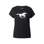 MUSTANG Majica LOA  črna / bela