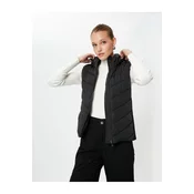 Koton Short Puffer Vest Hooded Zipper Pocket Detailed