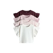 The Set Majica  kremna / jajčevec / roza / rosé