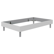 Xora POSTELJA 90 cmx200 cm , leseni material bela