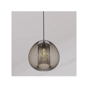 Atmosphera - Luster na sajli NODA 1xE27/40W/230V crna