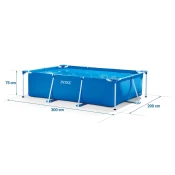 Intex montažni vrtni bazen 300 x 200 x 75 cm