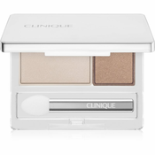 Clinique All About Shadow™ Duo Relaunch duo sjenila za oci nijansa Ivory Bisque/Bronze Satin - Shimmer 1,7 g