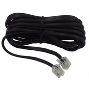Kabel telefonski 5m, črni