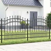Vrtna Ograda KAMPEN 240 x 140 cm Mesh Siva