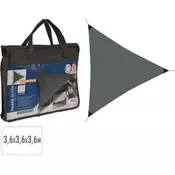 ProGarden Senčno jadro KO-C46400620 trikotnik 3,6 x 3,6 x 3,6 m temno siv