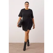 Trendyol Curve Ženska haljina Tbbaw26Ah00049, Crna